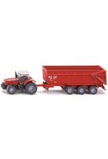 Siku Siku 1844 - 1:87 Massey Ferguson met aanhanger