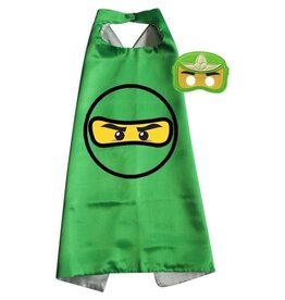 Ninjago - Cape + Masker Groen