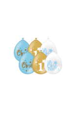 pd party Party Balloons - First birthday blue