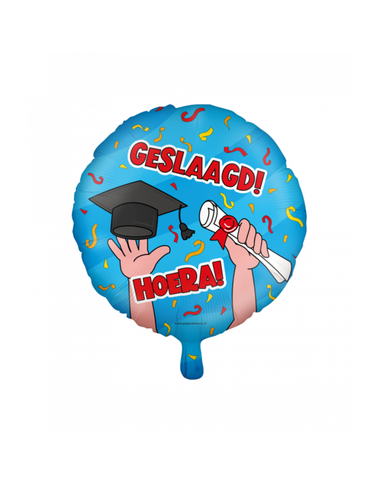 “Hoera Geslaagd Cartoon” Foil Balloon