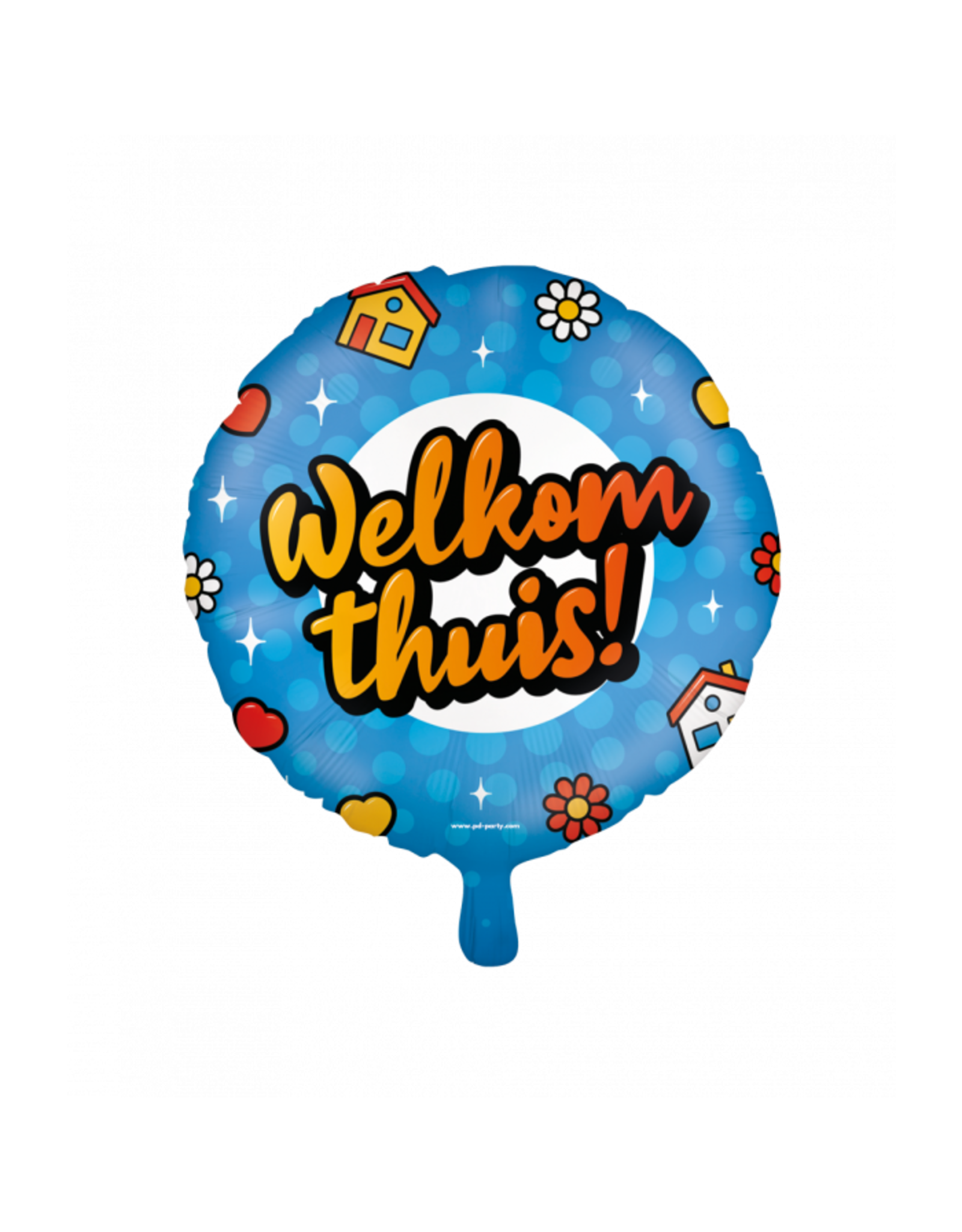 pd party Welkom Thuis Foil Balloon