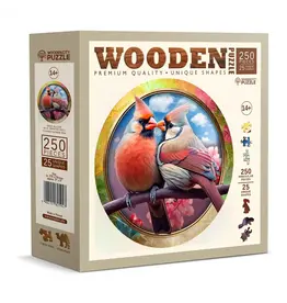 Wooden Puzzle 250 Birds in Love