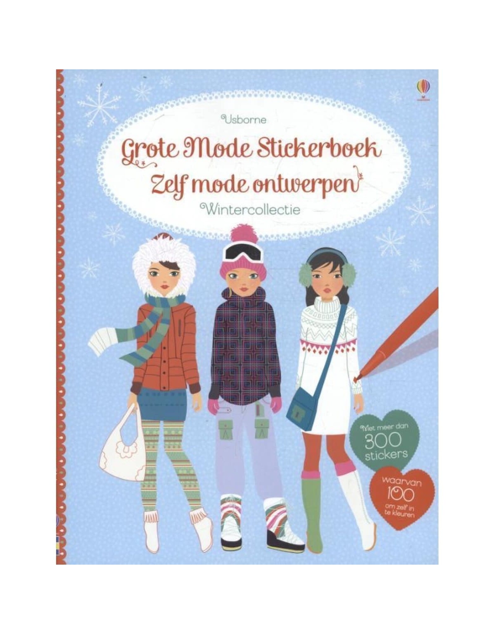 Grote Mode Stickerboek "Wintercollectie"