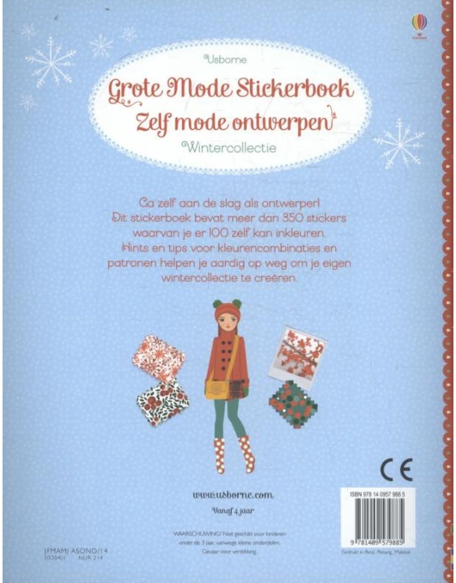 Grote Mode Stickerboek "Wintercollectie"