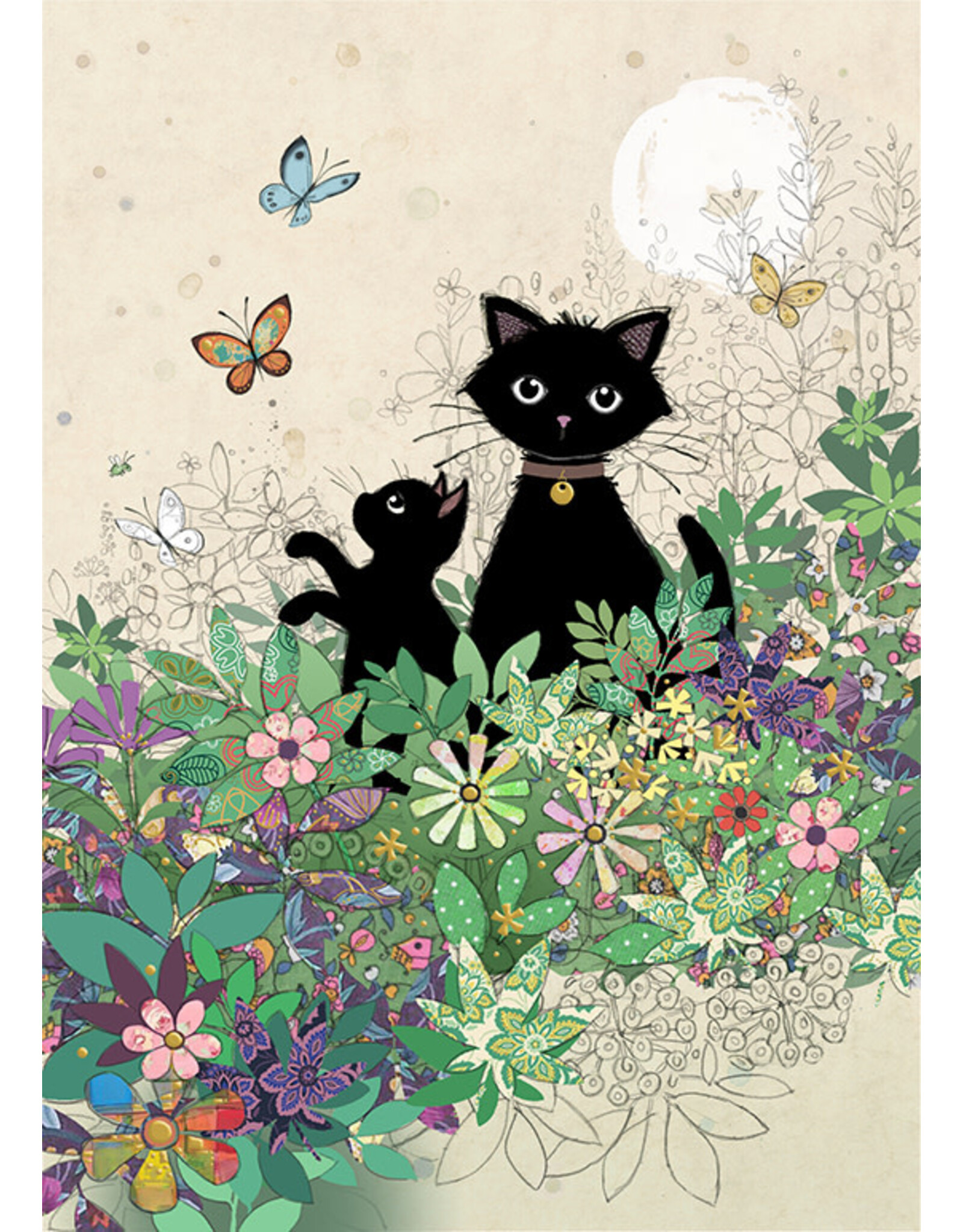 BugArt Black Ink (BugArt) "Garden Kitties"