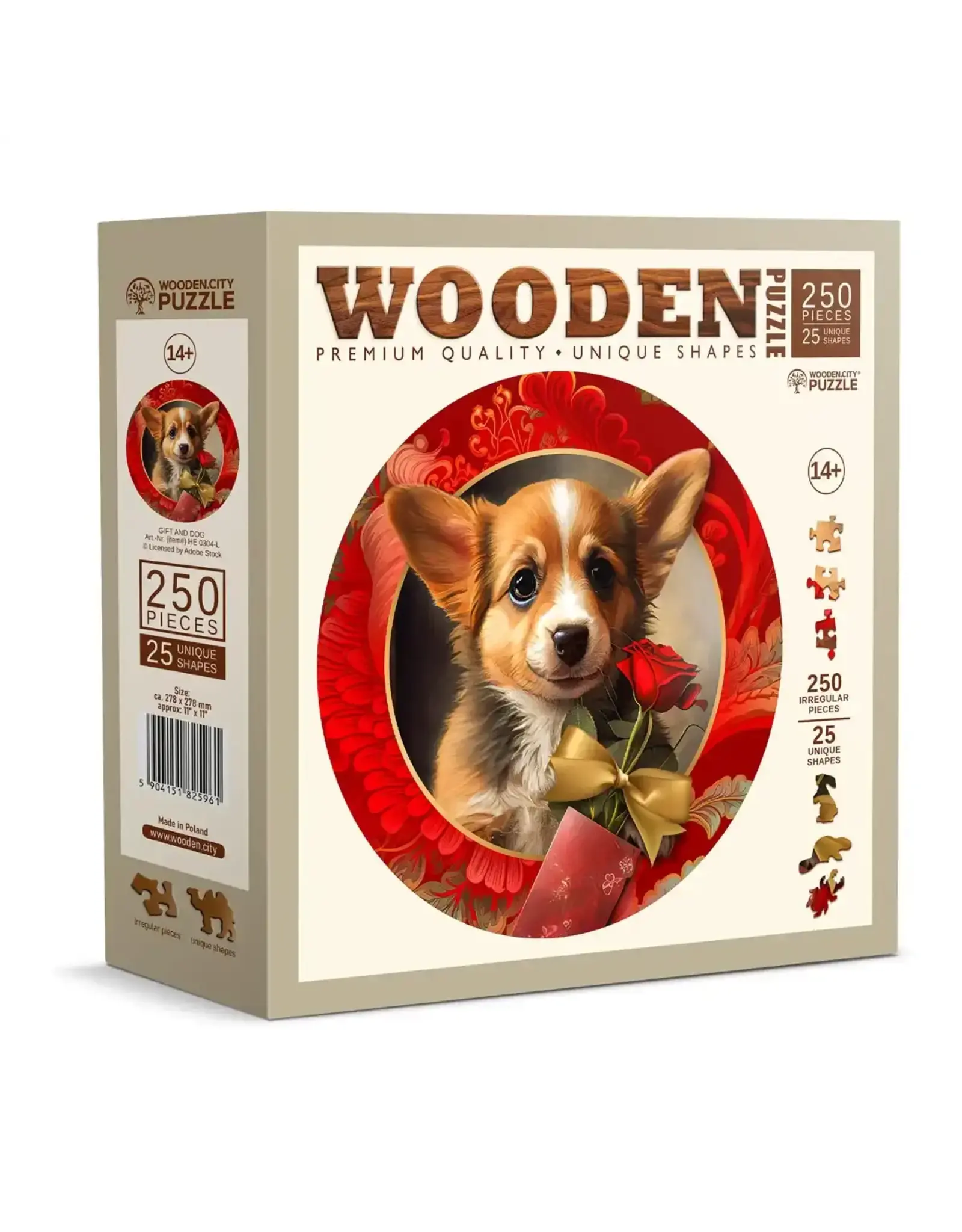 Wooden Puzzle 250 Gift And Dog