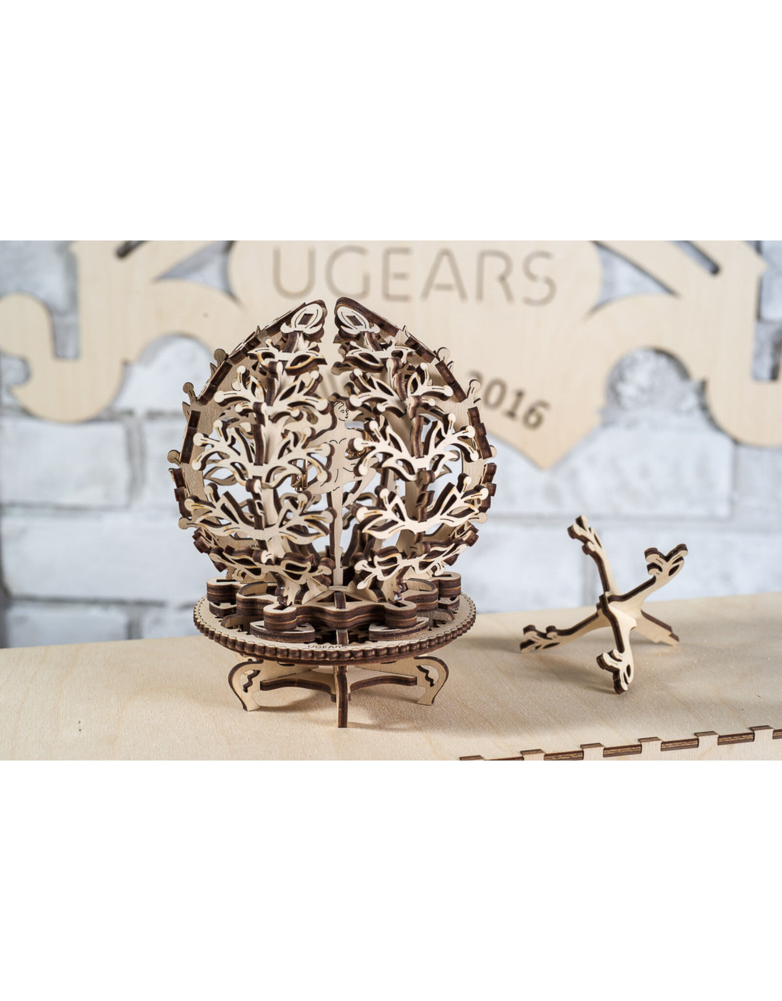 Ugears Houten Modelbouw - Mechanische Bloem