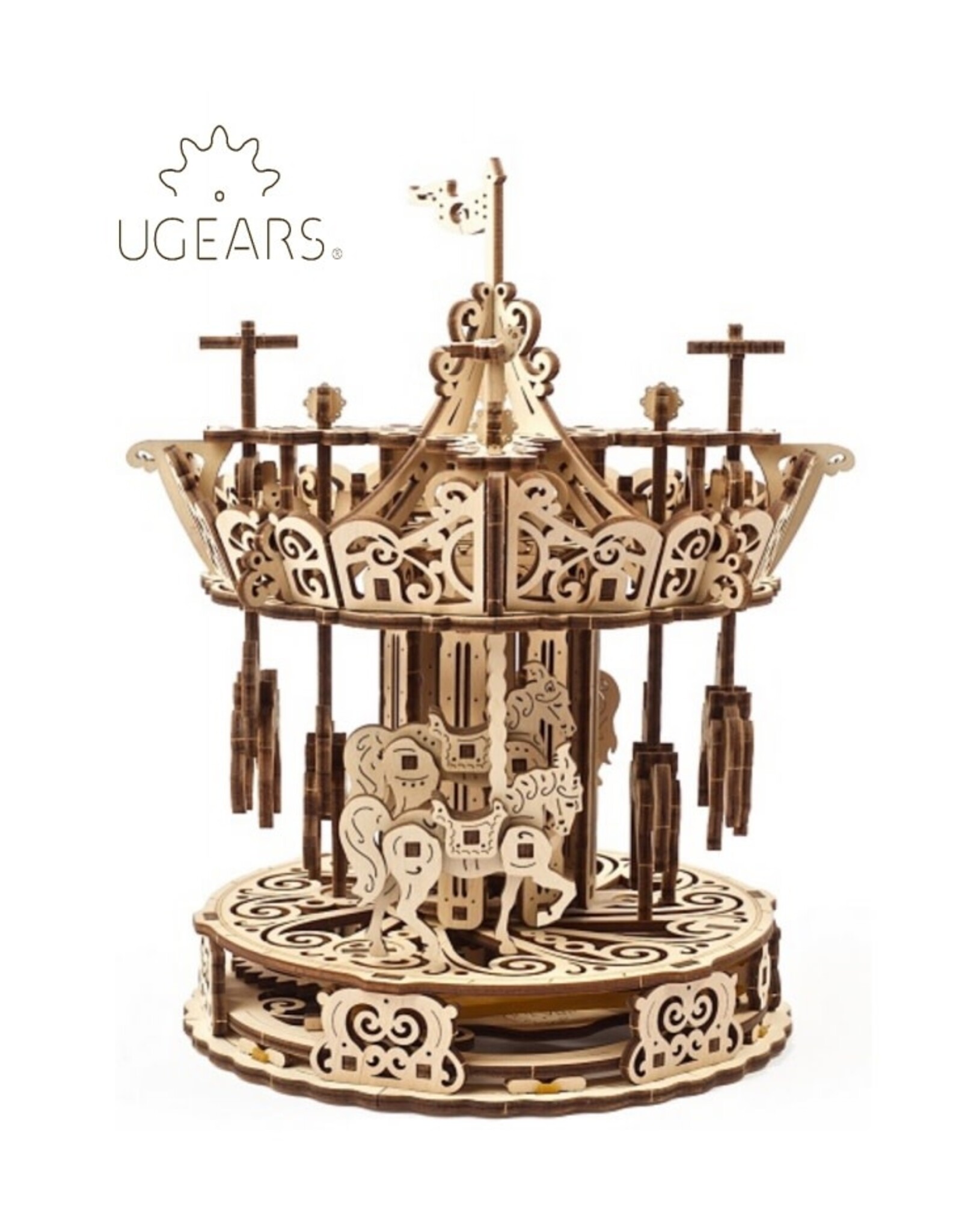 Ugears Houten Modelbouw - Draaimolen