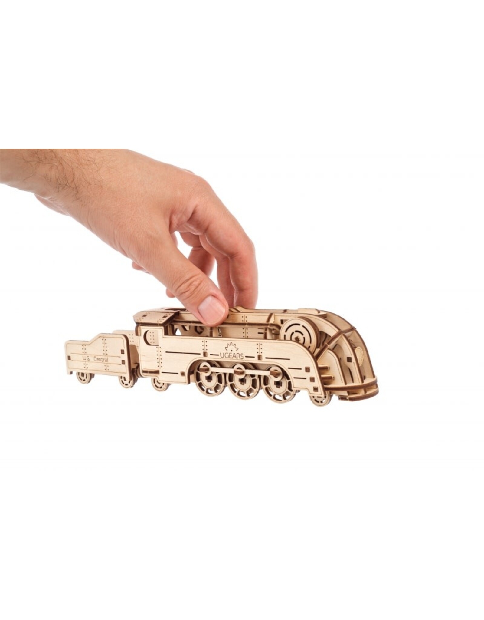 Ugears Houten Modelbouw - Mini Locomotief