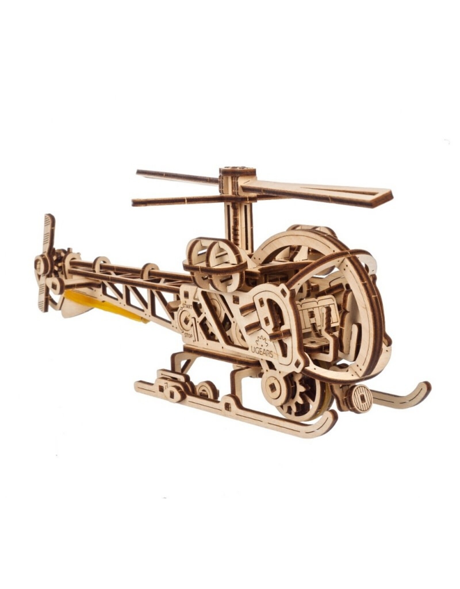 Ugears Houten Modelbouw - Mini Helikopter