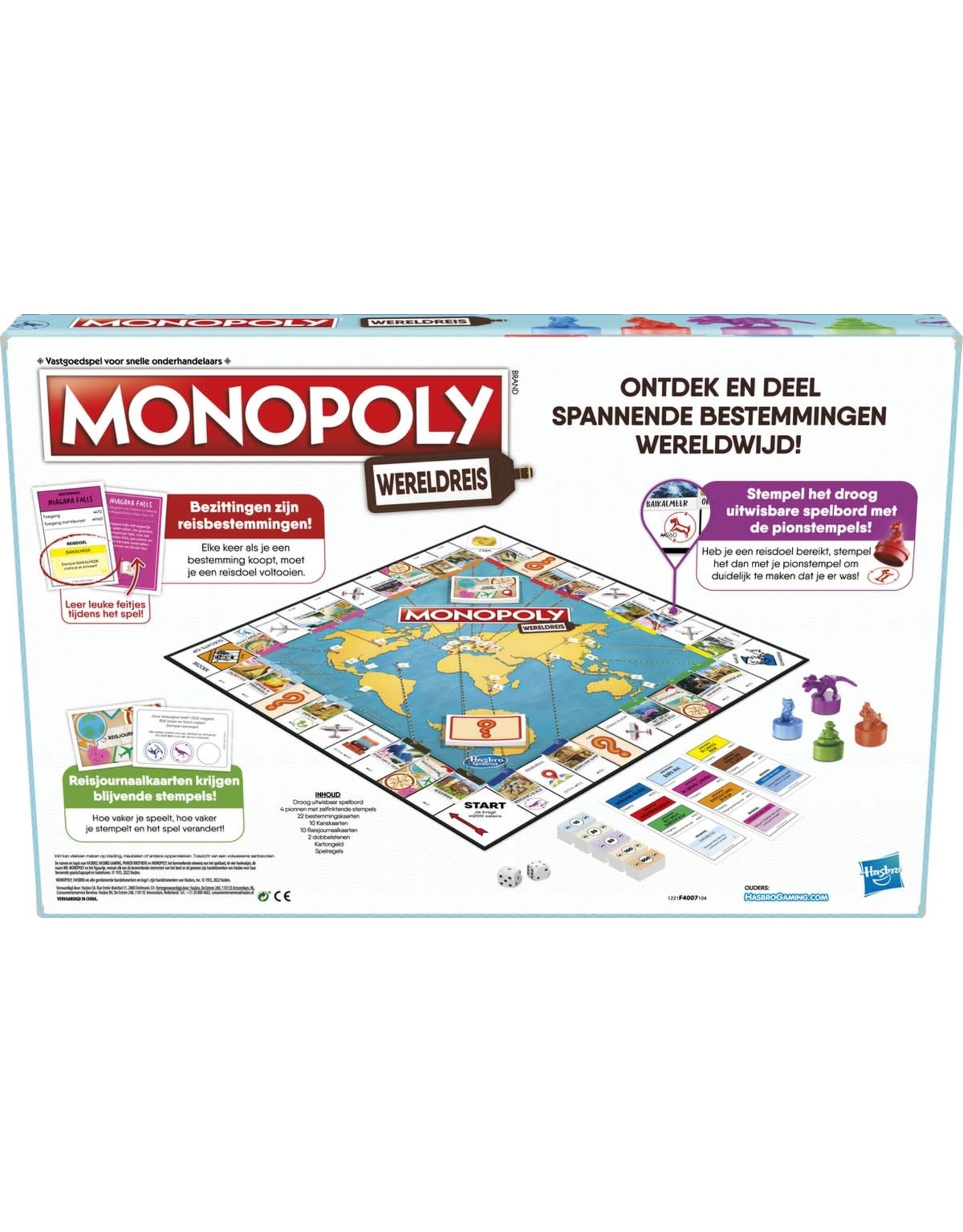 Hasbro Monopoly Wereldreis