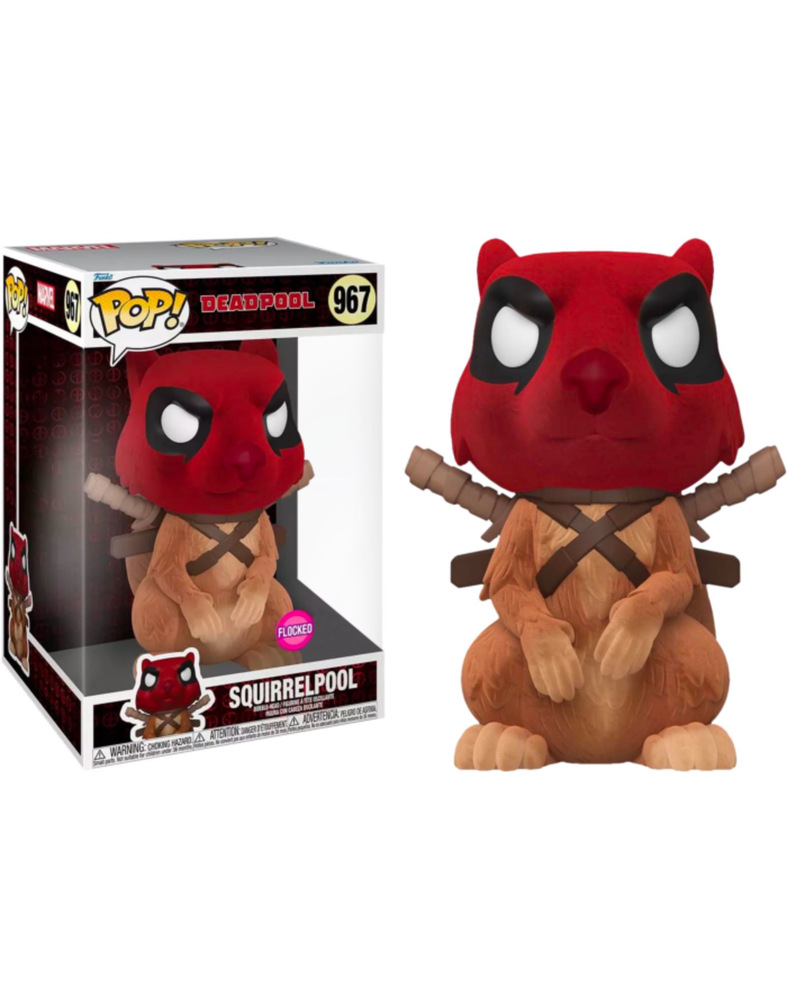 Funko Pop! Funko Pop! Jumbo Deadpool 30th Anniversary - Flocked Squirrelpool