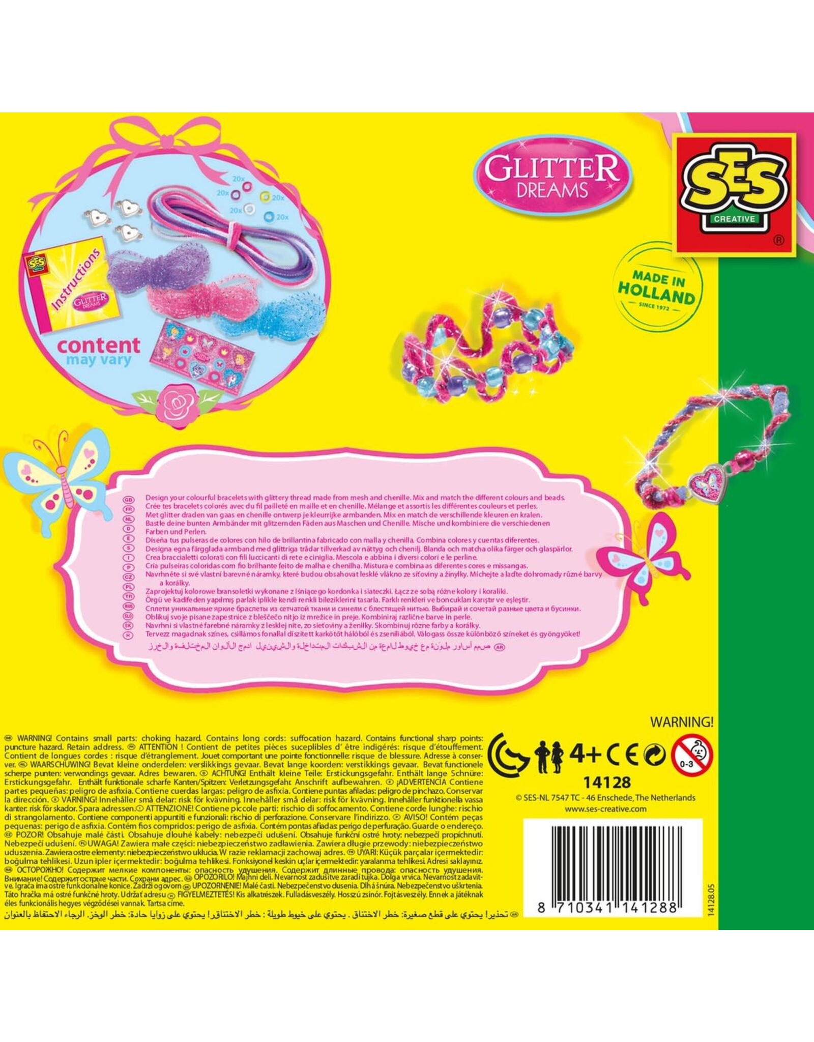 SES SES Glitterarmbanden