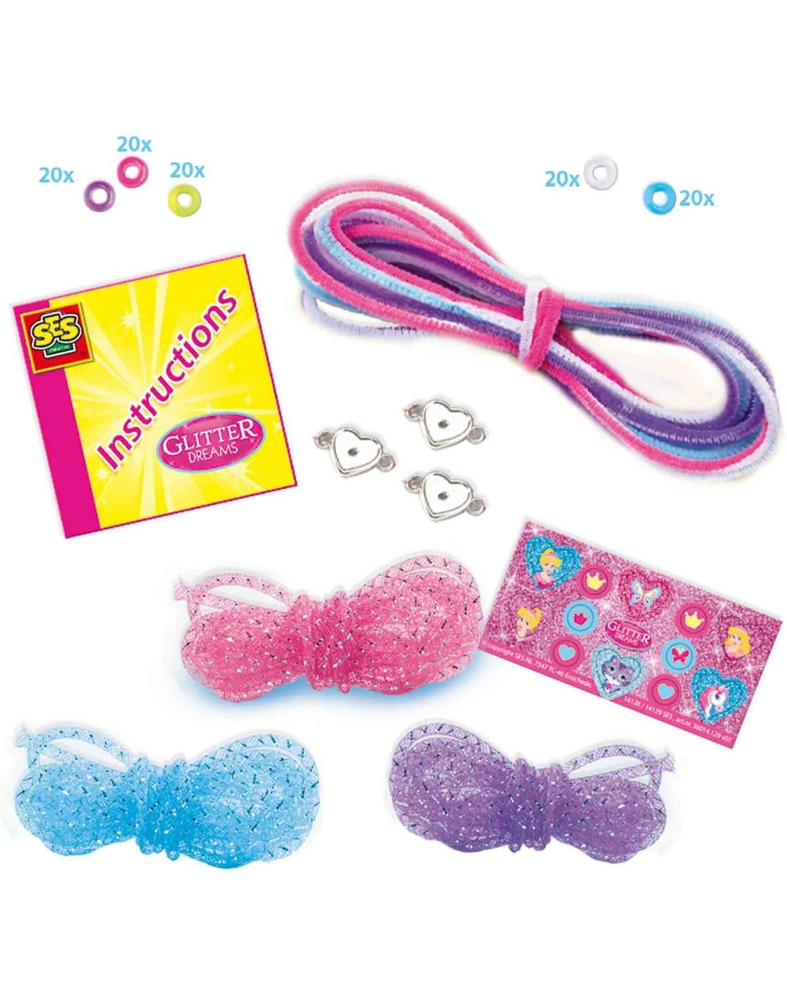 SES SES Glitterarmbanden