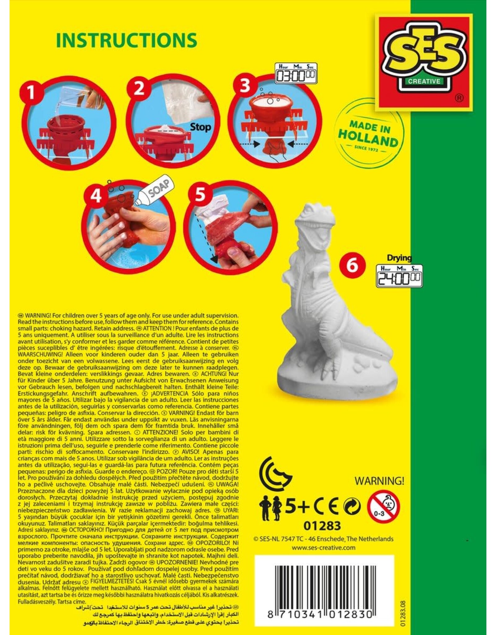 SES Gieten en Schilderen - Dino