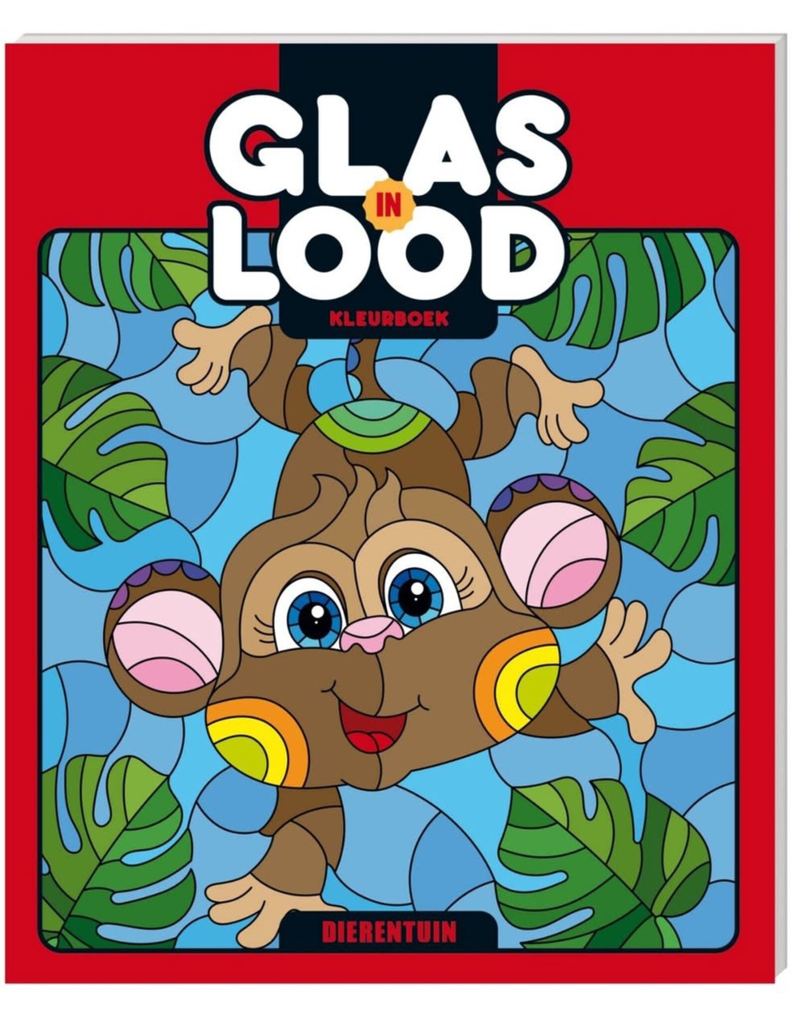 Glas in Lood Kleurboek "Dierentuin”