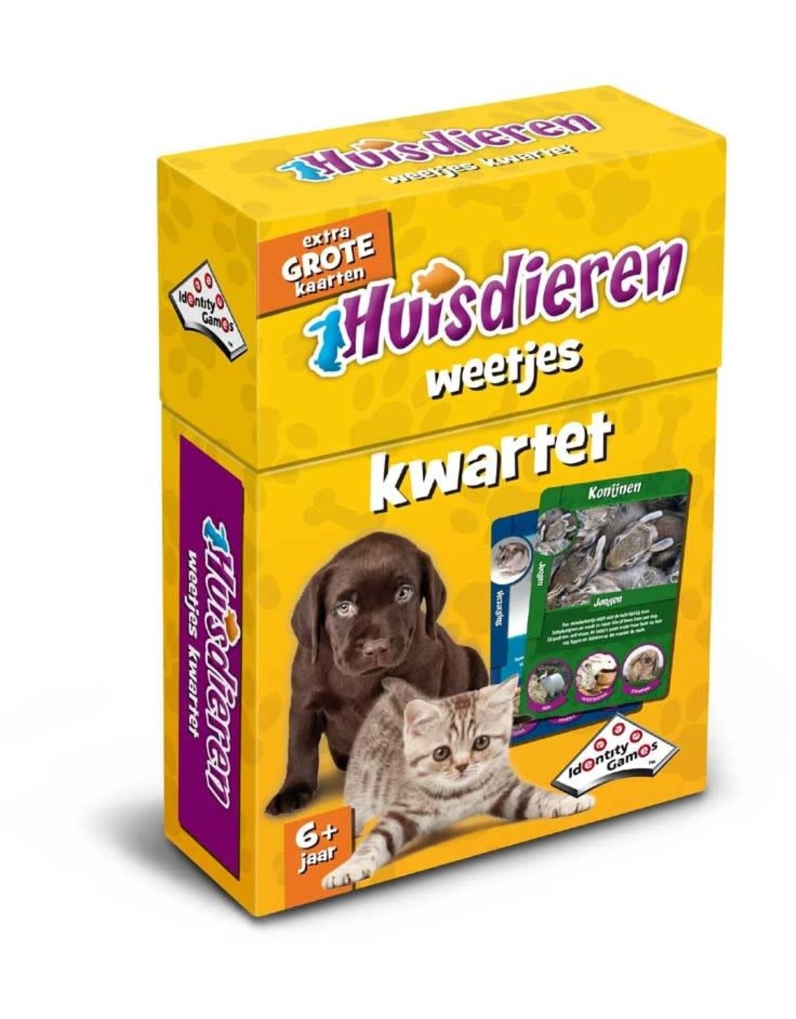 Identity Games Weetjes Kwartet "Huisdieren"