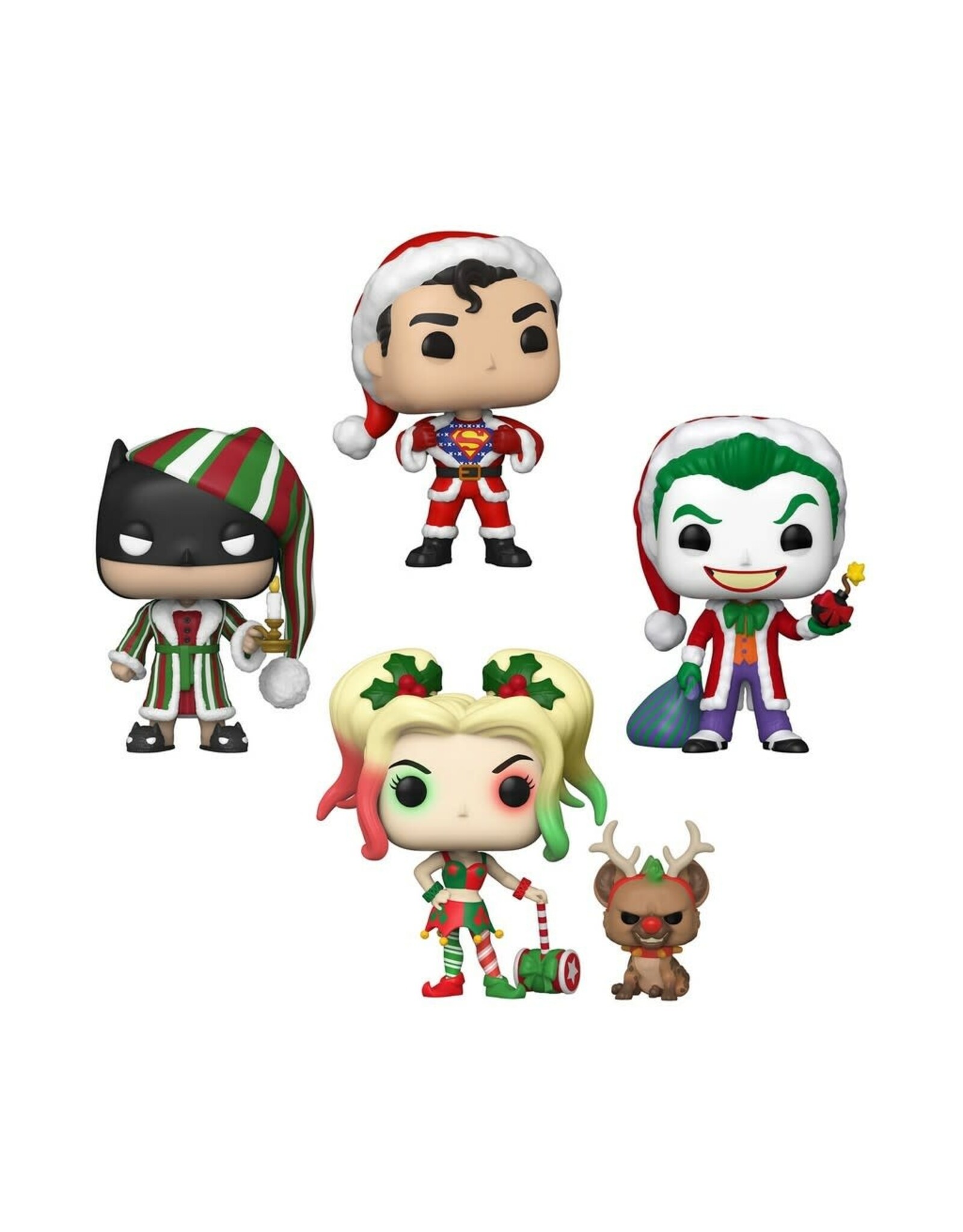 Funko Pop! Pop! Heroes DC Holiday 4-Pack