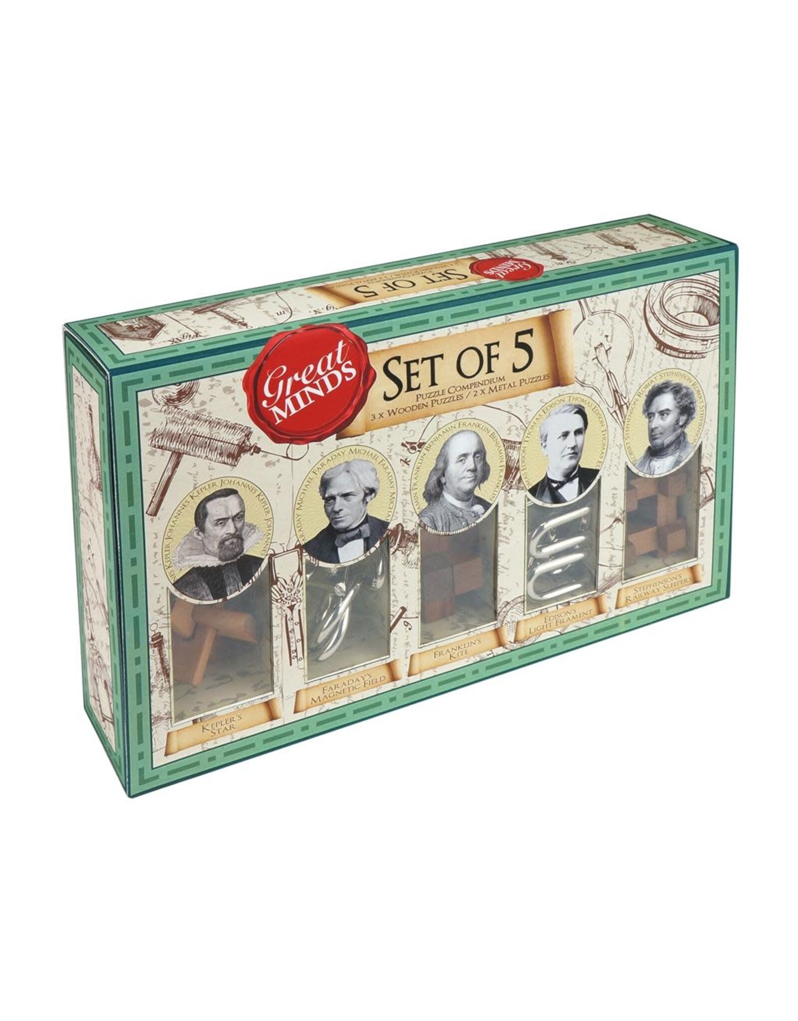 Great Minds: Set of 5 Puzzles