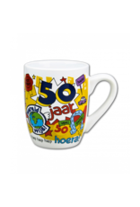 pd party Cartoonmok 50 jaar man