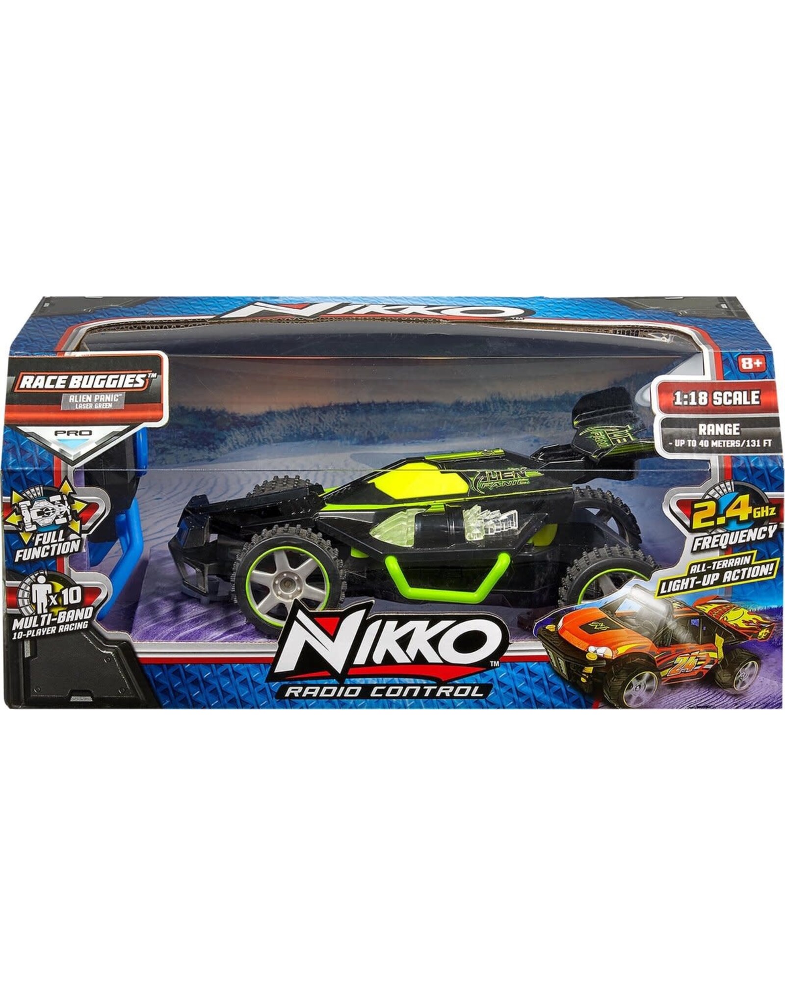 Nikko RC Race Buggie Alien Panic Green