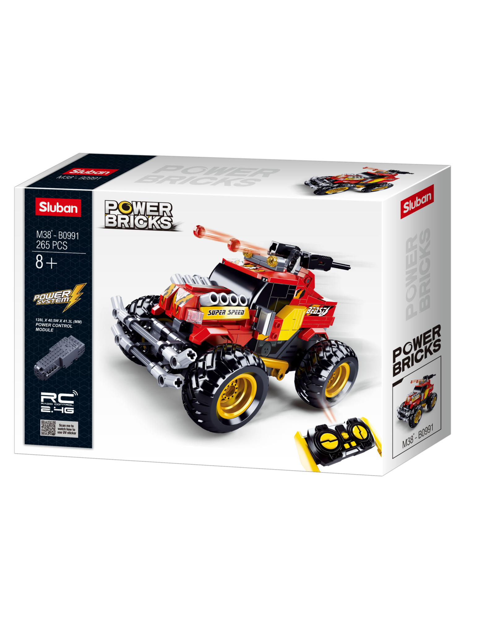 Sluban Sluban  Power Bricks - RC Off Road Wagen