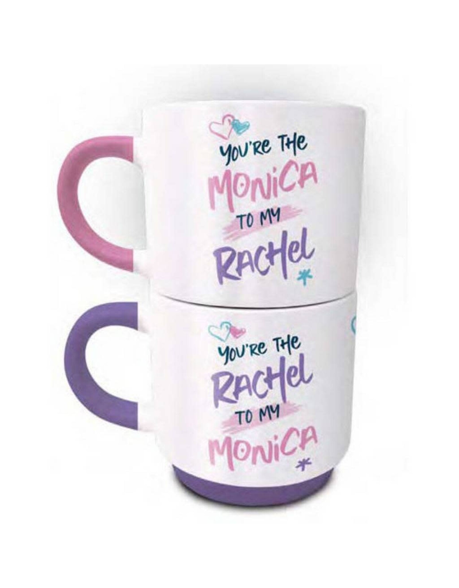 Friends Mug Set - Monica and Rachel