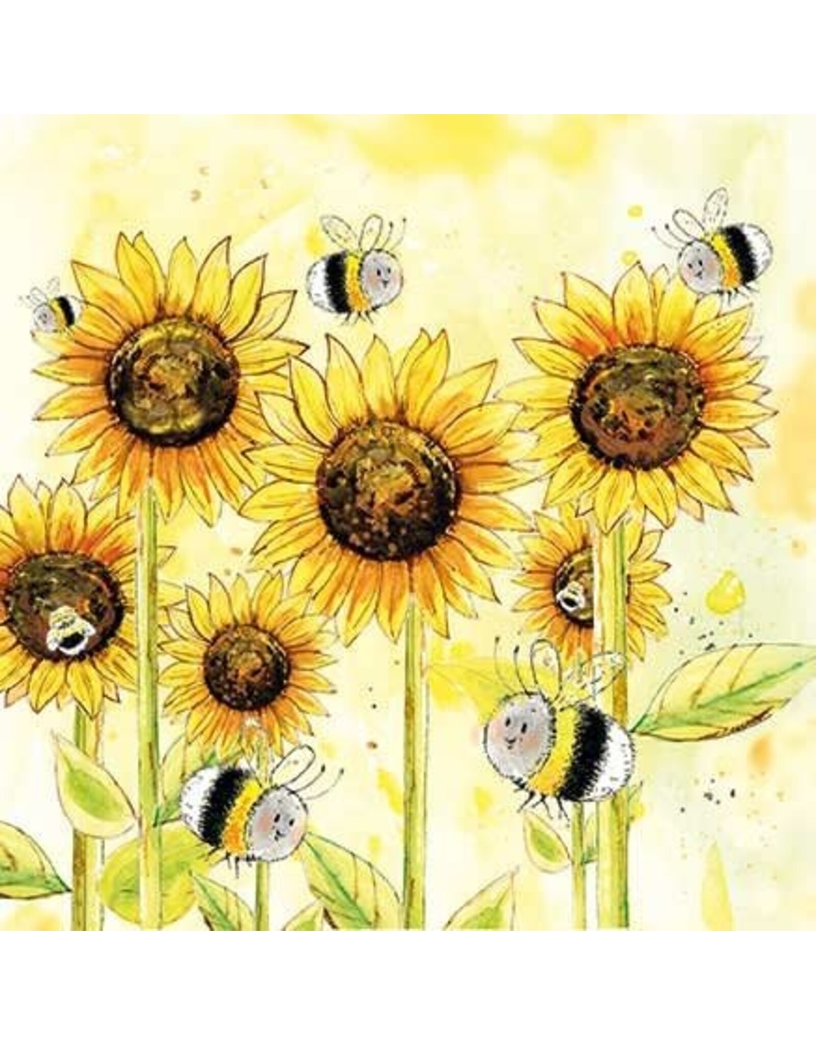 Animal Friends Animal Friends Card "Sunflowers"