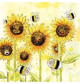 Animal Friends Animal Friends Card "Sunflowers"