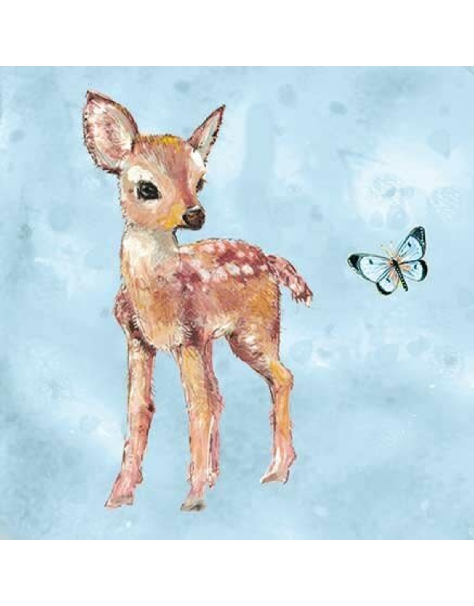 Animal Friends Animal Friends Card "Deer (blue)"