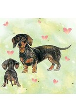 Animal Friends Animal Friends Card "Dachshund/Teckel"