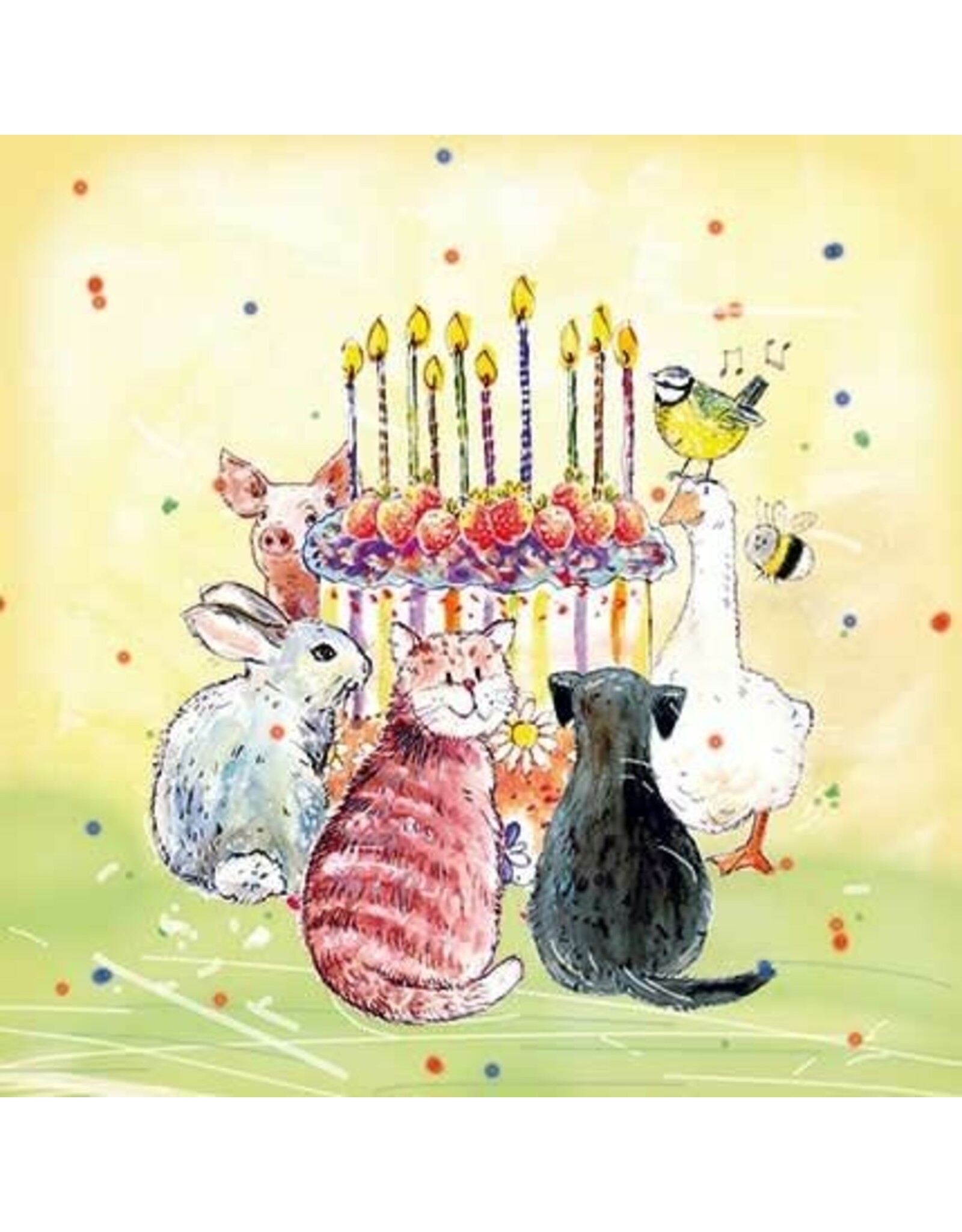 Animal Friends Animal Friends Card "Birthday Cake"