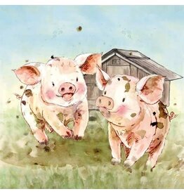 Animal Friends Animal Friends Card "Pigs"