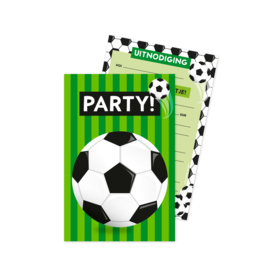 pd party Uitnodigingen “Football”