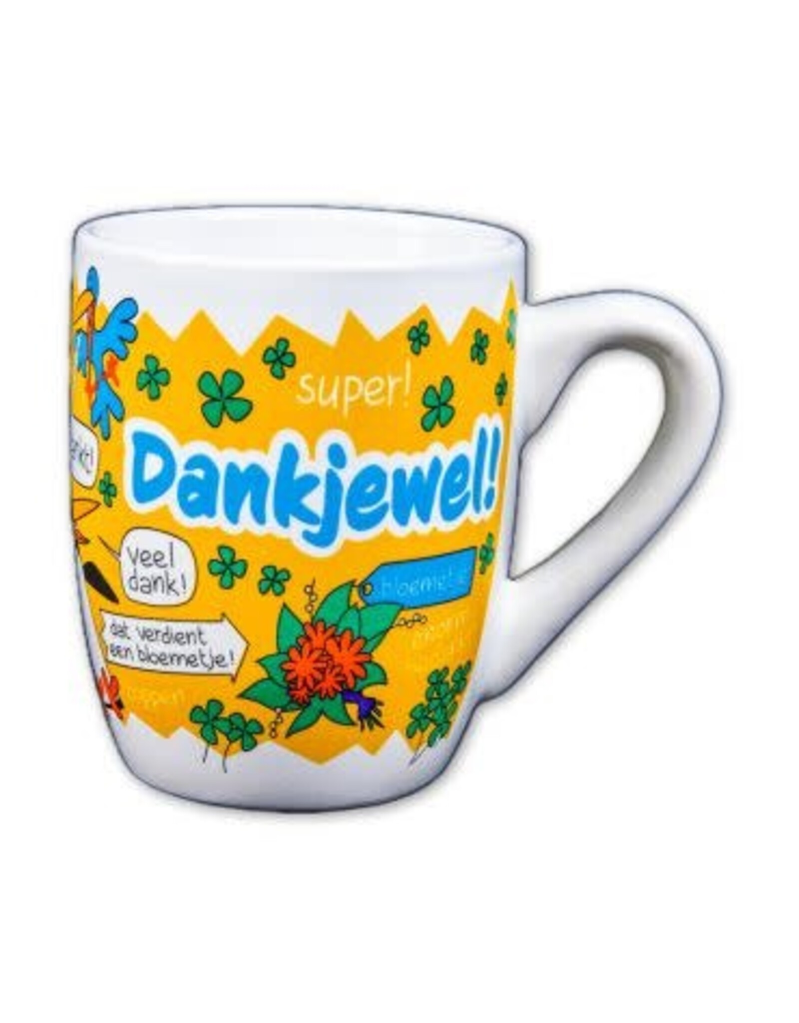 pd party Cartoonmok Dankjewel