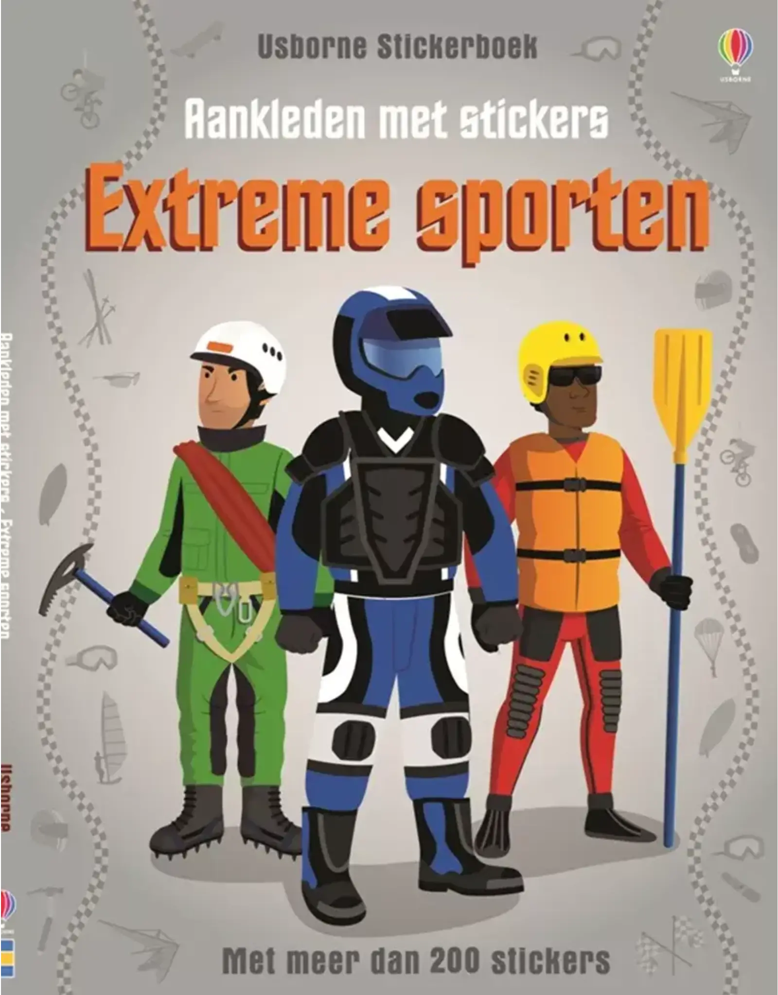 Aankleden met stickers "Extreme Sporten"