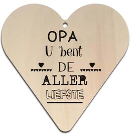 Hart "Allerliefste Opa"