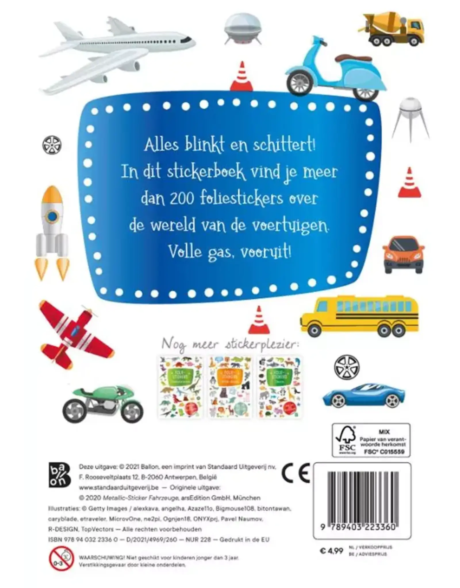 GlitterStickers “Voertuigen”