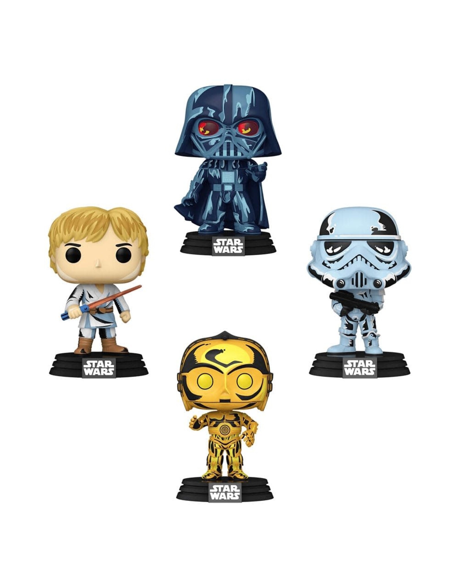 Funko Funko Pop! Star Wars 4-Pack Retro Series