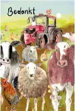 Animal Friends Bedankt "On the Farm"