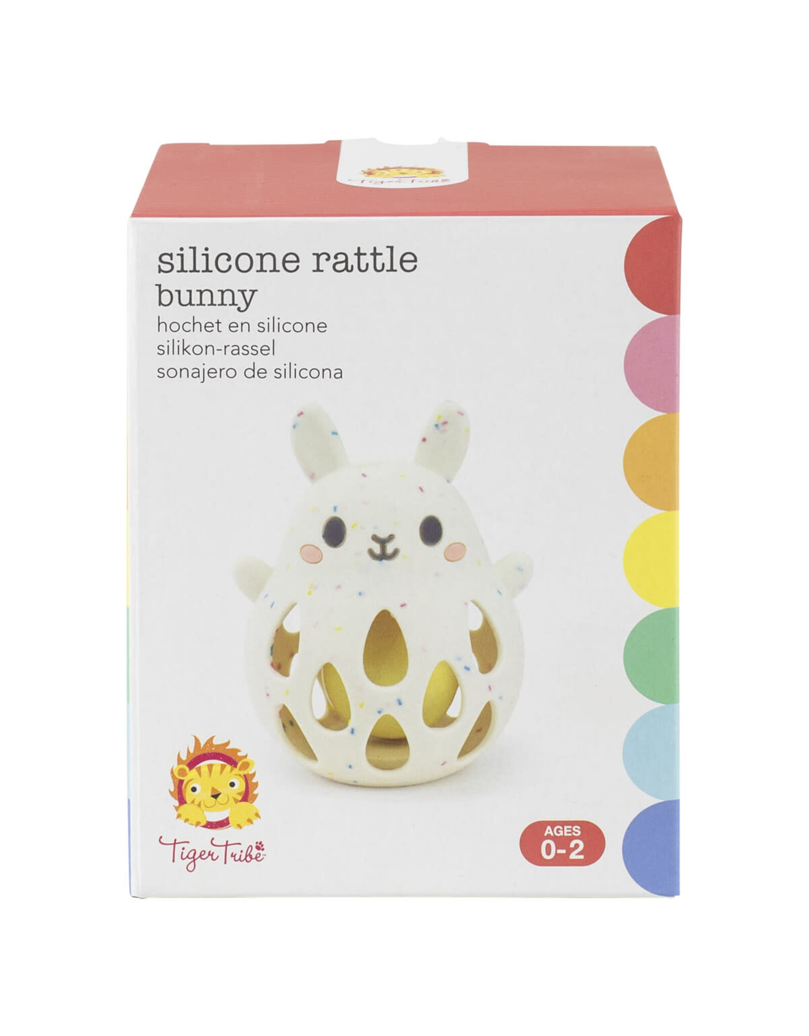 Tiger Tribe Silicone Rattle - Bunny