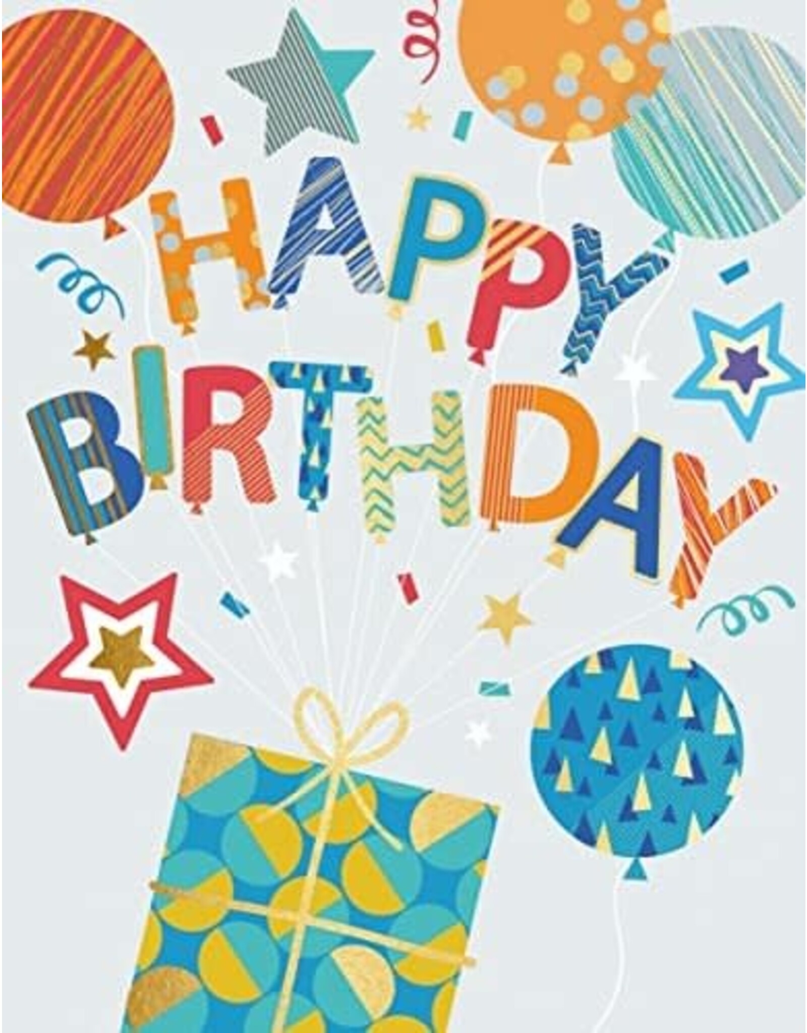 Pop Up XL wenskaart "Happy Birthday Balloons"