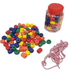 Houten Kralen in Pot