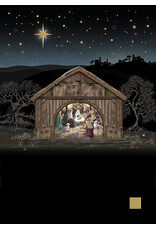 BugArt BugArt Kerst "Nativity Stable Night”