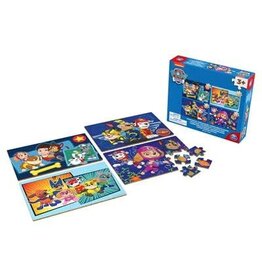 Paw Patrol Wood Puzzle 4-Pack