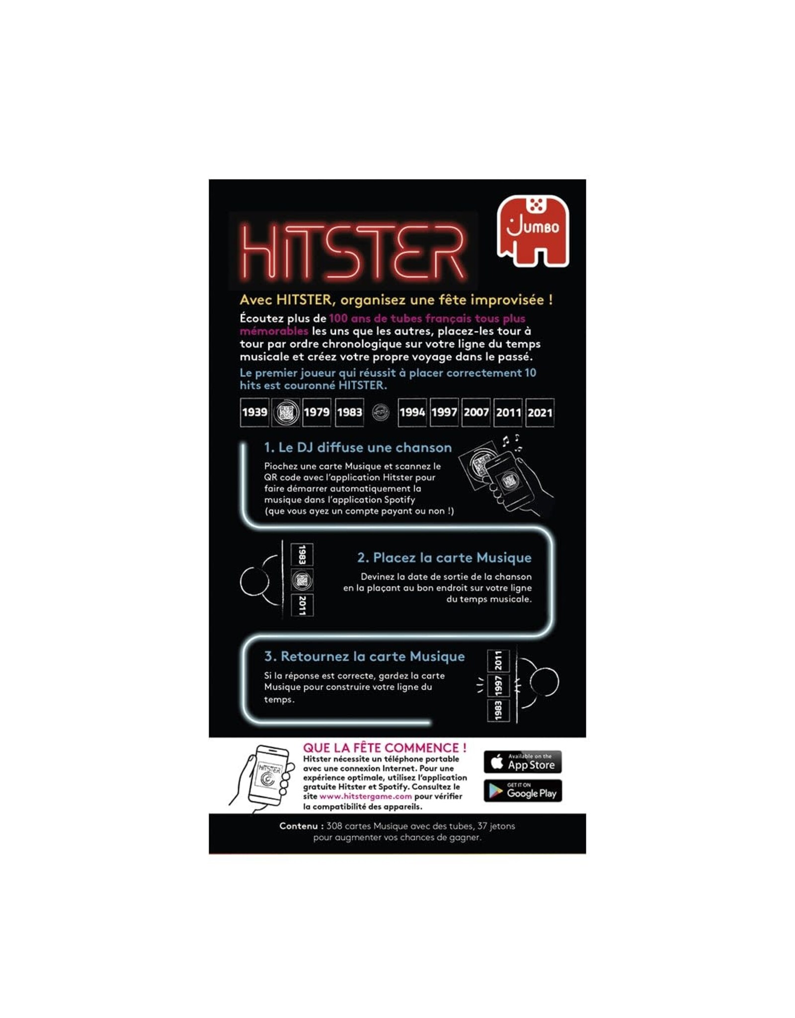Jumbo Hitster Chansons Françaises