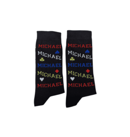 Nooitgedacht Cadeau Naamsokken Heren - Michael (kleur)