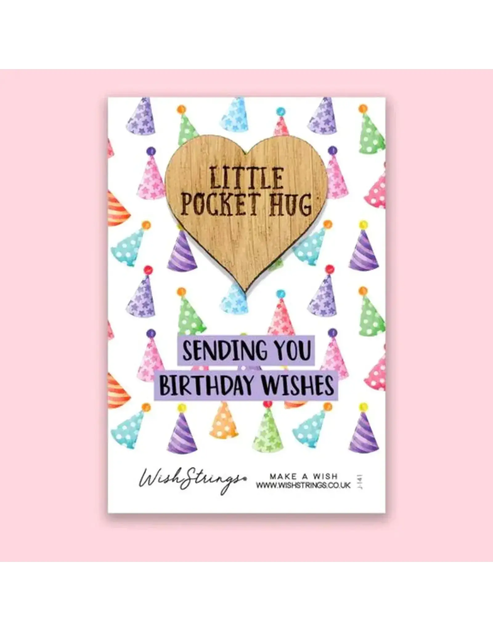 Little Pocket Hug “Sending you birthday wishes”