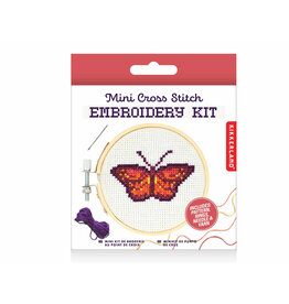 Mini Cross Stitch Borduurset - Vlinder