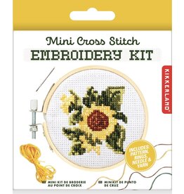 Mini Cross Stitch Borduurset - Bloem